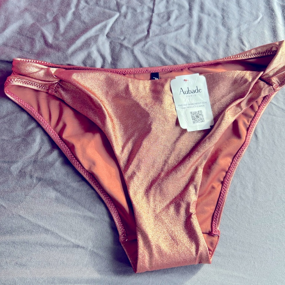 Aubade Paris XS bronze copper swim bottoms